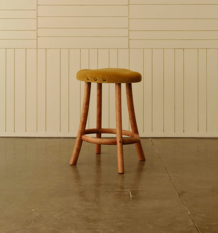 LIZA COUNTER STOOL WITH UPHOLSTERY